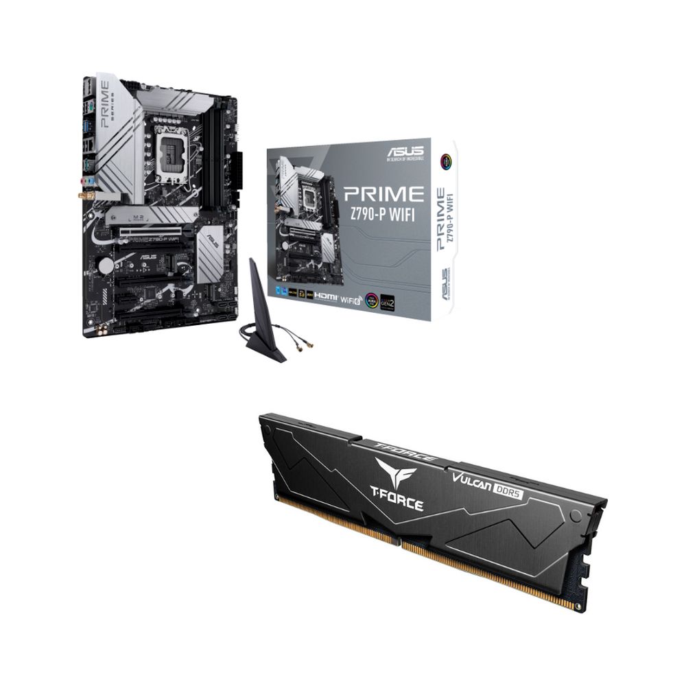 Dəst: ASUS prıme Z790-P DDR5 + t-force vulcan 32GB (2×16GB) d — Komponentlər, Bakı
