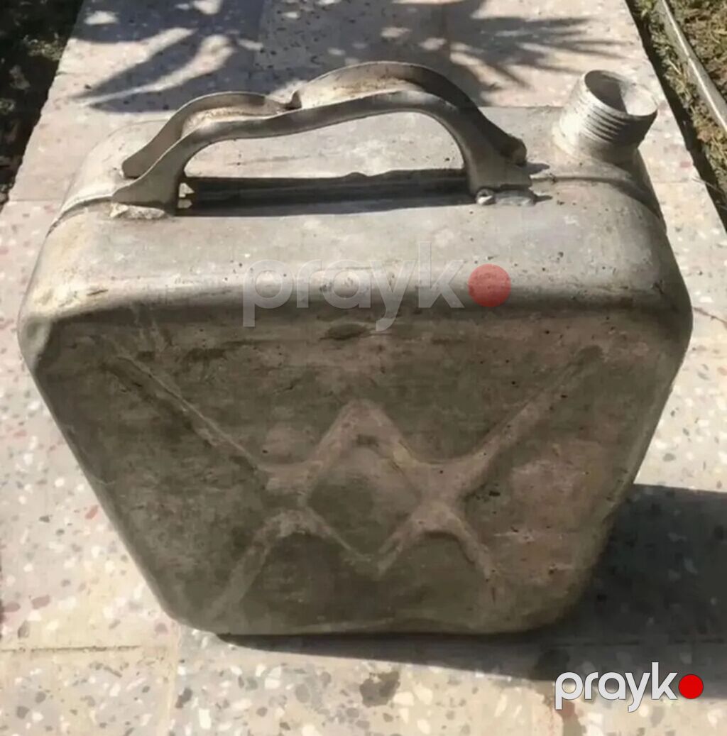 Metall yanacaq bidonu - Material: qalın metal (davamlı, zərbəyə — Təmizləmə vasitələri, Bakı (2)