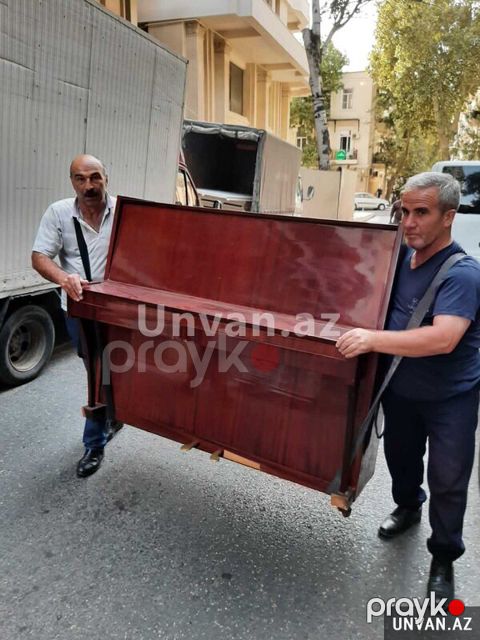Piano və ağır seyflərin daşınması — Bakı