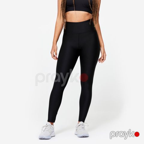 Qadınlar üçün leqqins Decathlon 8643703, qara, poliester/elastan, ölçü S — Bakı