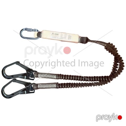 Kəmər amortizator (lanyard) düşmədən qorunmaq üçün A-Stabil EAL40211/L+C1101, 1.8 m — Bakı