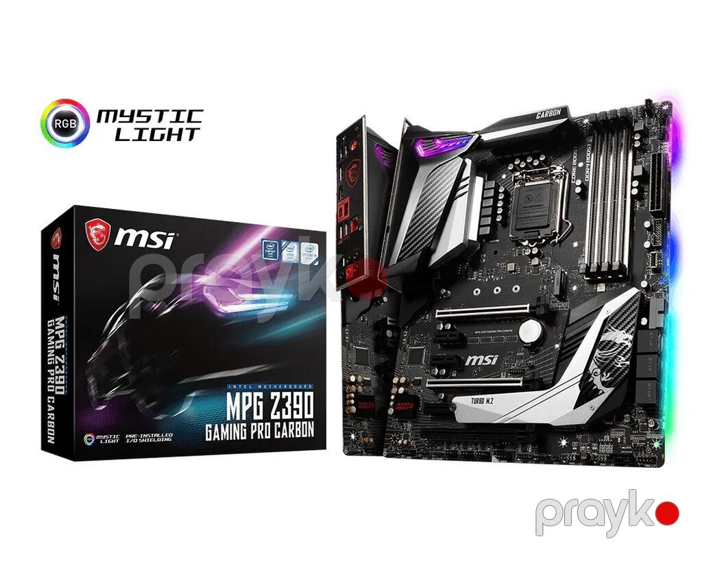 Ana plata MSI Carbon rgb z390 Processor intel core i3 8100 Ram 32GB — Masaüstü kompüterlər, Bakı (3)