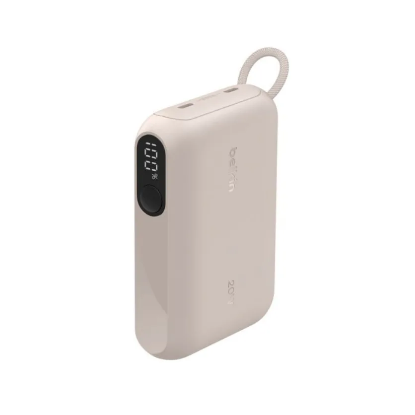 Power bank Belkin 10K PD20W with Display Sand — Bakı