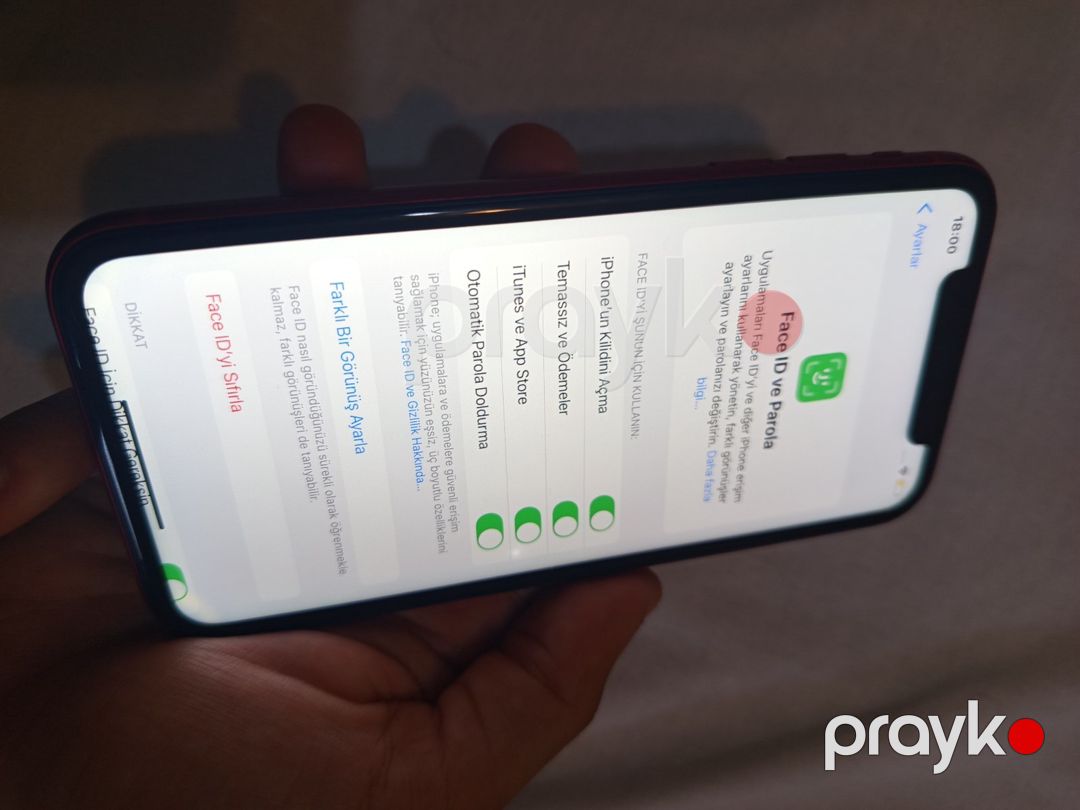 Apple iPhone XR Red 64GB/3GB — Smartfonlar, Bakı (7)