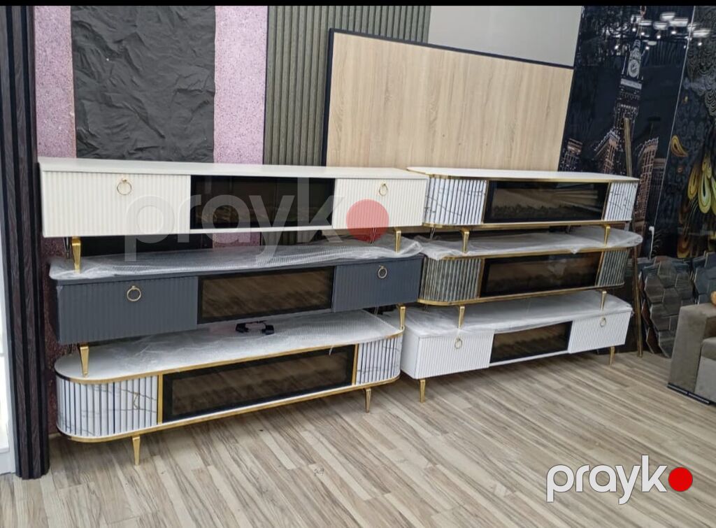Tv stend Rəng seçimi var Oval tv stendler 400 AZN rəngbərəng — Televizor altlıqları və standlar, Saray (2)