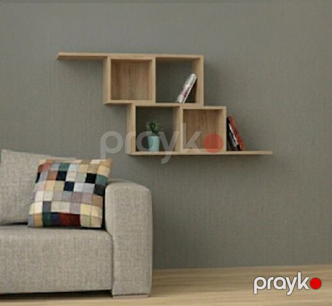 Rəflər MB853, laminat, bej, 100x60x25 sm — Bakı