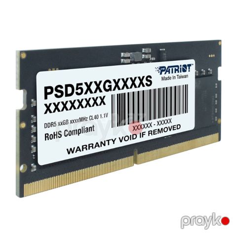 Operativ yaddaş “Patriot 16GB DDR5 Sodımm 4800MHz” (PAT-D5-16-4800-SO) — Bakı