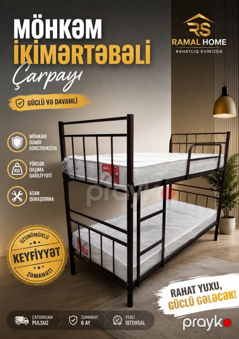İkimərtəbə çarpayı — Bakı