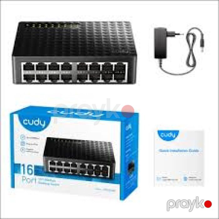 Cudy FS1016D 16 Port 10/100 Mbps Unmanaged Desktop Switch — Elektronika, Bakı (3)