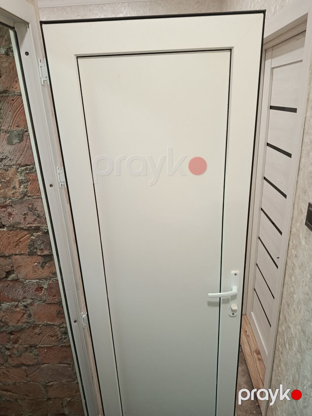 PVC qapı dəsti - Material: ağ rəngli PVC profillər - Komplekt: qapı — Pəncərələr, qapılar, balkonlar, Bakı (2)