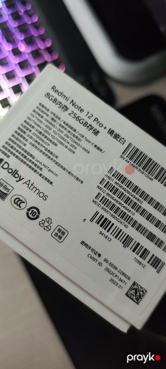 Xiaomi Redmi Note 12 Pro+ Polar White 256GB/8GB — Smartfonlar, Bakı (4)