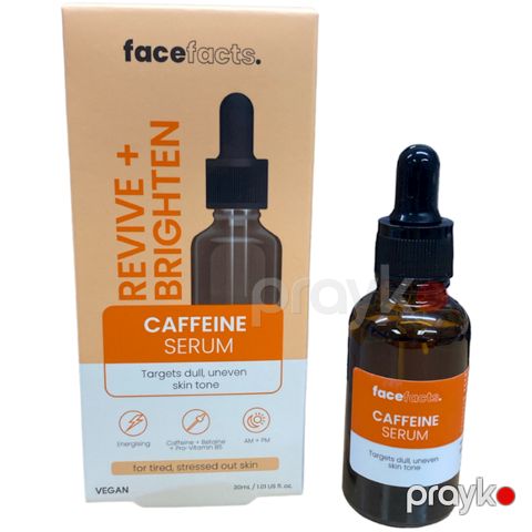 Zərdab Face Facts Revive + Brighten Caffeine Serum 30 ml — Bakı