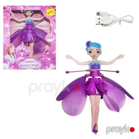Uçan kukla AeroCraft Flying Fairy Purple D-8088, plastik — Bakı
