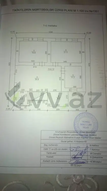 4 otaqlı Həyət evi Satılır, Qusar — Ev, villa, Qusar (5)