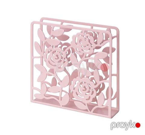 Salfet qabı IKEA Liksidig, çəhrayı, polad, 16x16x4 sm — Bakı