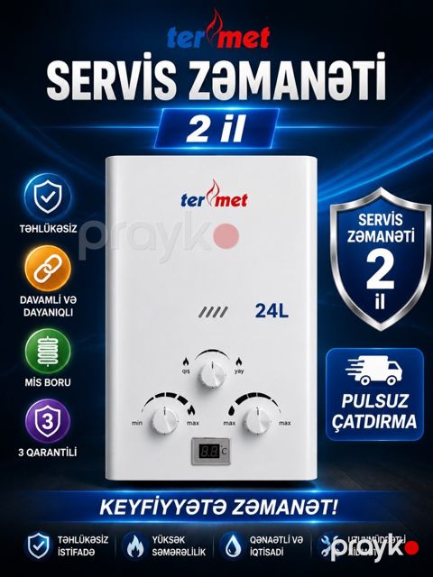 Su qızdırıcısı Termet 24L — Bakı