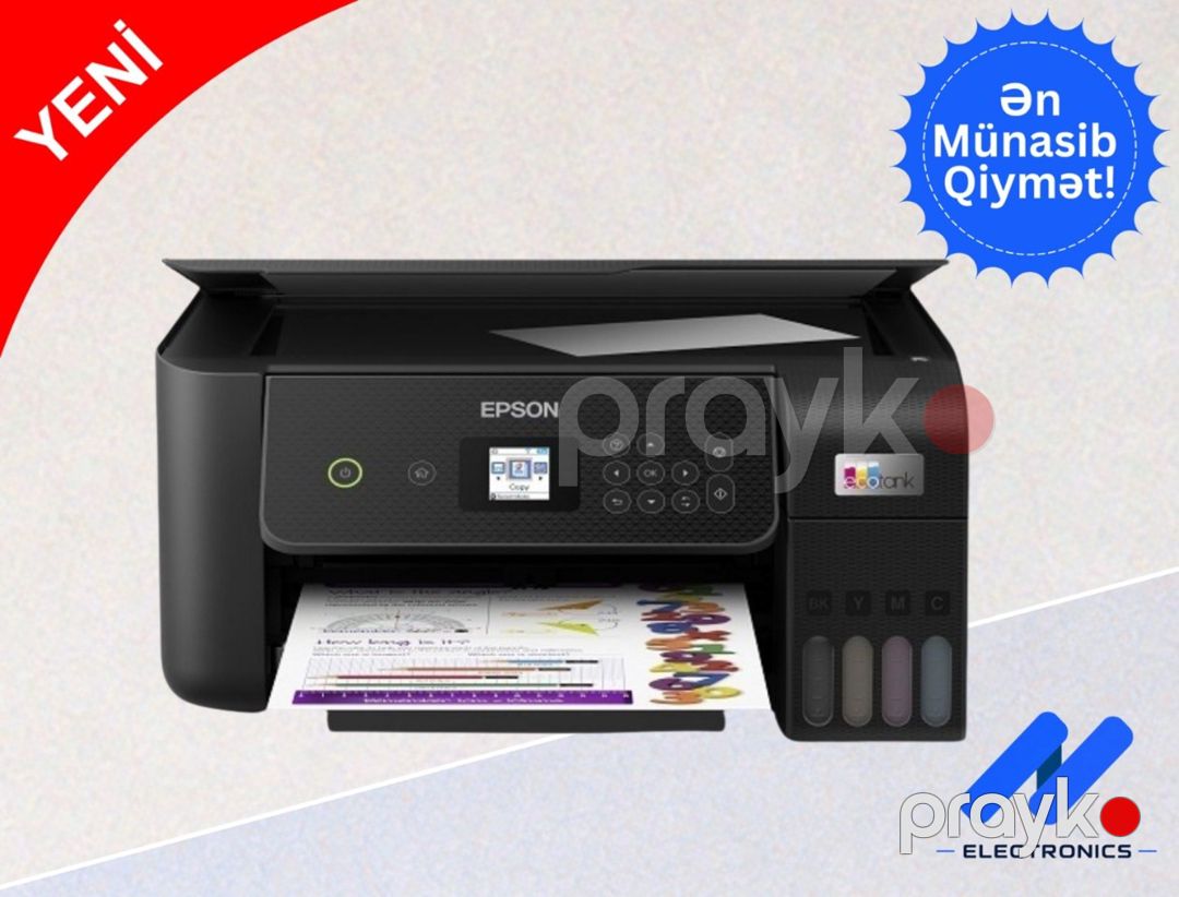 Printer Epson EcoTank L3260 Wi-Fi — Ofis texnikası və istehlak malları, Bakı (2)