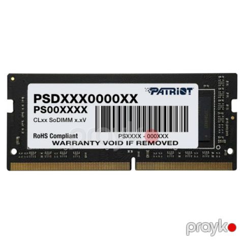 RAM “Patriot sl DDR4 8GB 3200MHz sodımm” (PAT-D4-8-3200-SO-SL) — Bakı
