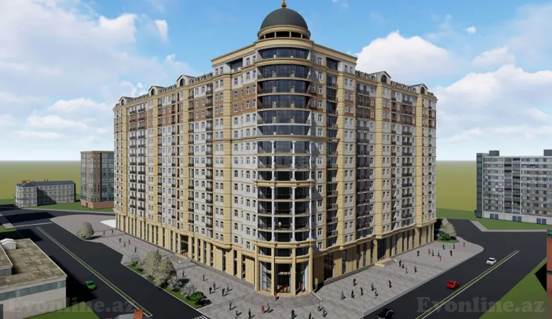 Satılır 1 otaqlı Mənzil Yeni tikili 54.8 m² Bakı, Nərimanov r — Mənzil, Bakı (4)