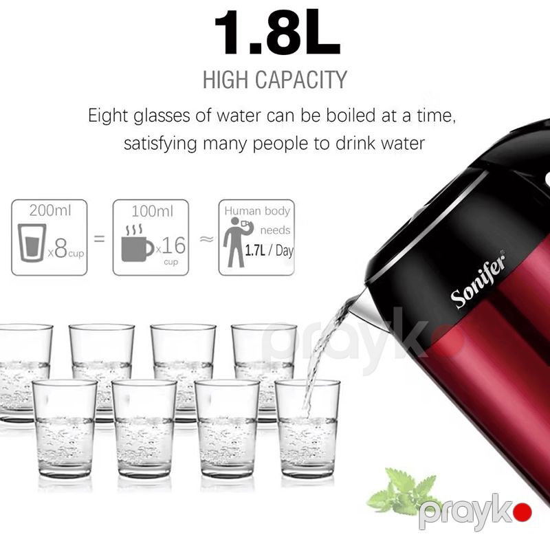 Çaydan Sonifer SF-2072 — Elektrik çaydanları və termoslar, Bakı (5)