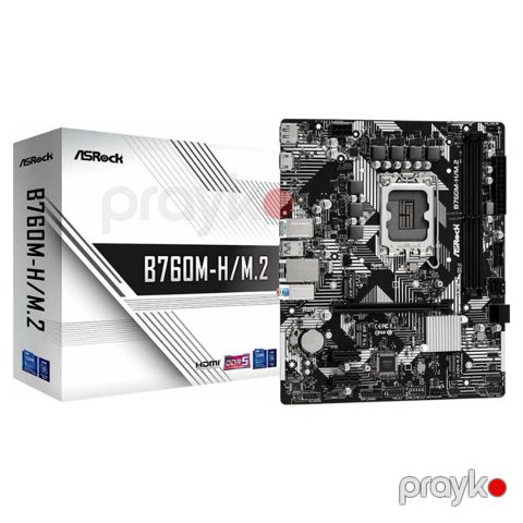 Ana plata “ASRock B760M-H/M.2 LGA1700” (B760M-H/M.2) — Bakı