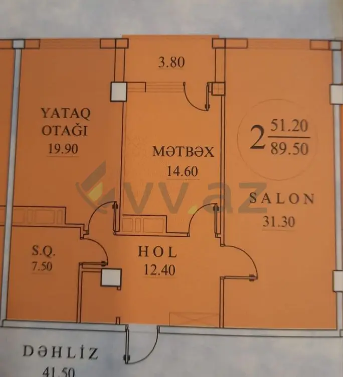 2 otaqlı mənzil Yeni tikili Satılır, Zığ qəs., Suraxanı, Bakı — Mənzil, Bakı (8)