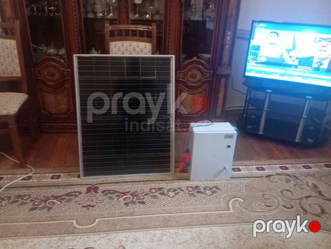 Generetor gunes paneli ile isleyir 3000 watt gucundeki abadanliqlar ucundu