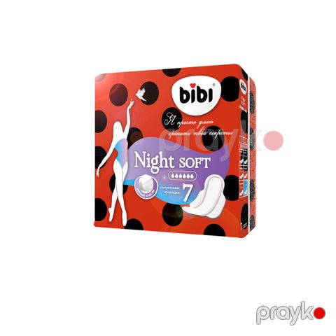 Gigiyenik bezlər Bibi Night Soft 7 əd — Bakı