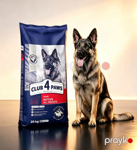 Quru yem Club 4 Paws, 20 kq, Torba, Toyuq — Bakı