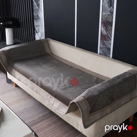 Divan örtüyü Annaberry 308, tünd qəhvəyi, maqnitli, 70x260 sm — Bakı