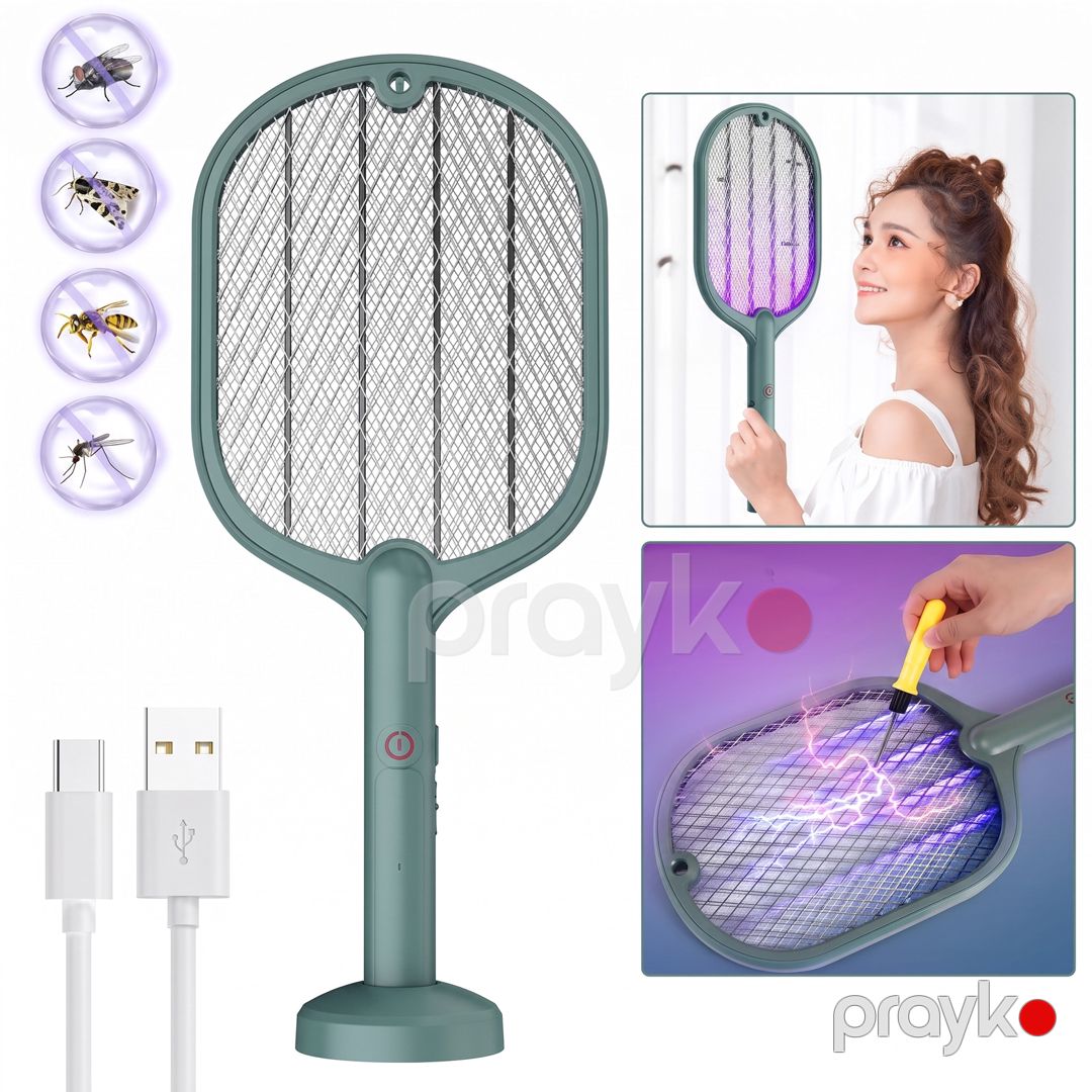 Elektrik milçəköldürən, plastik, yaşıl — Mallar, Bakı (2)