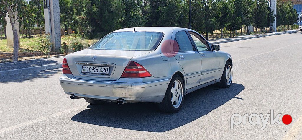 Mercedes S 320, 3.2 L, 2000 il, 201 500 km — Avtomobillər, Sumqayıt (10)