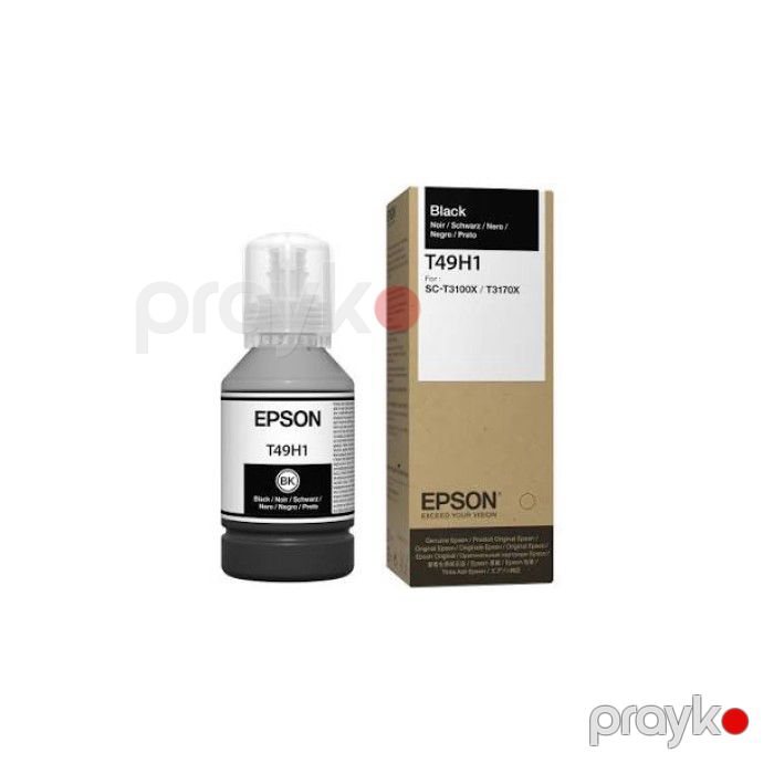 Epson T49H BK C13T49H10N Black Original Mürəkkəb Şüşəsi 140 ml — Elektronika, Bakı (3)