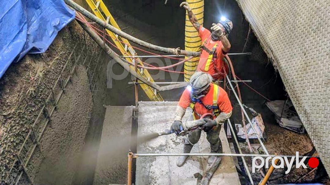Torkret beton püskürtmə — Təmir və inşaat, Bakı (5)