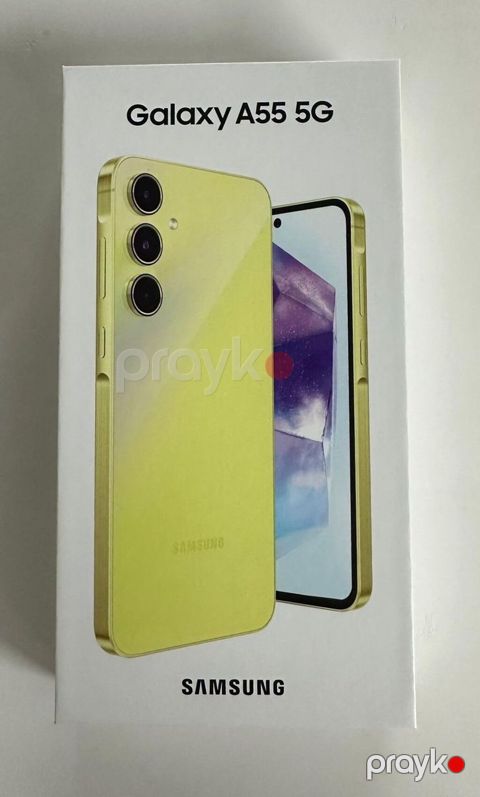 Samsung Galaxy A55 5G, rəng - Sarı, İki sim kartlı — Bakı
