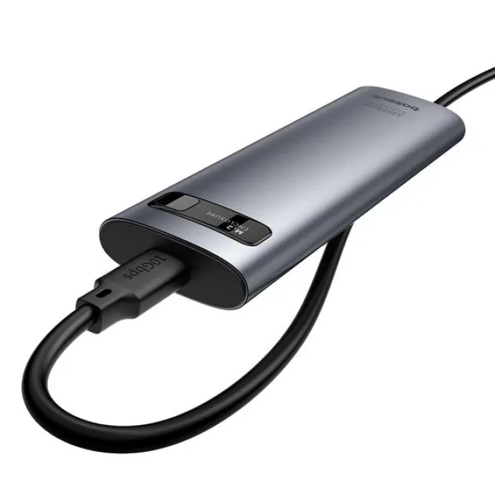 Baseus FlyJoy Series M.2 NVMe/SATA SSD Enclosure USB 3.2 Gen 2 10Gbps — Bakı