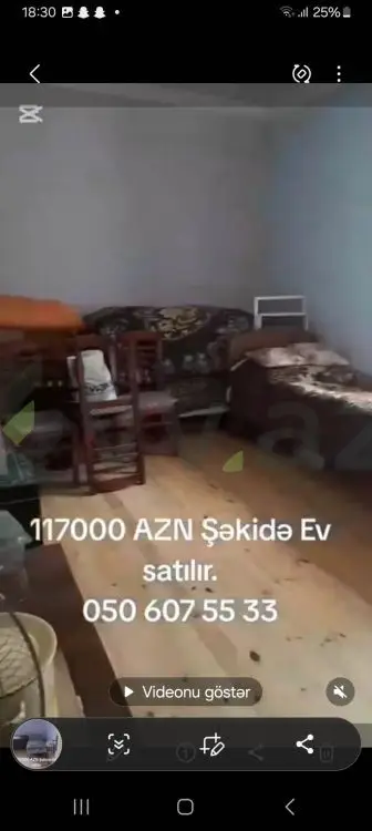 4 otaqlı Həyət evi Satılır, Şəki — Ev, villa, Şəki (11)