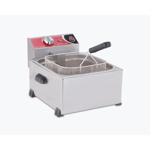 Silverinox Elektrik Fritöz – 8 Litr, 3200W, Paslanmayan Polad — Bakı