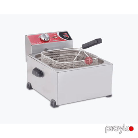 Silverinox Elektrik Fritöz – 8 Litr, 3200W, Paslanmayan Polad — Bakı