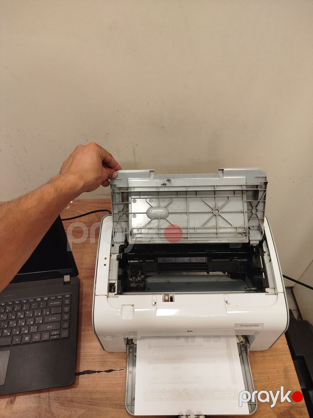 HP LaserJet P1102 lazer printer - Növ: Monoxrom (qara-ağ) lazer — Printerləri, Bakı (3)