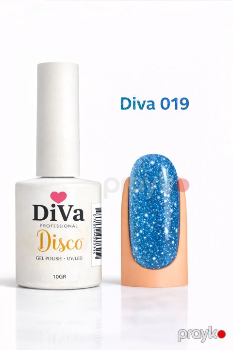 Gel-lak Diva Professional Disco 019, 15 ml — Bakı