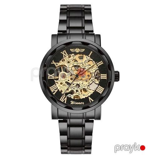 Qol saatı kişilər üçün Winner 8008 Black/Gold — Bakı