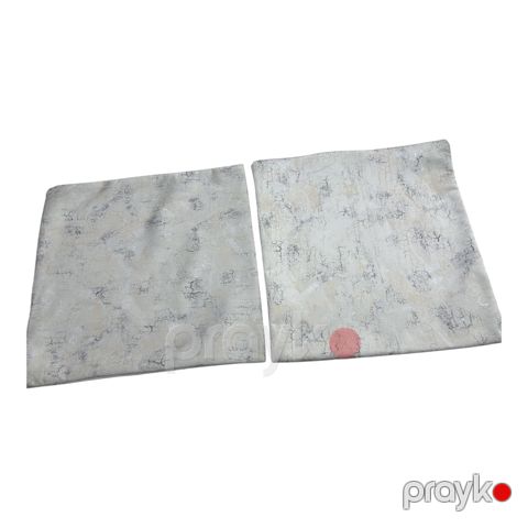 Dekorativ yastıq üçün üz, jakkard, bej/boz, 50x50 sm, 2 əd — Bakı