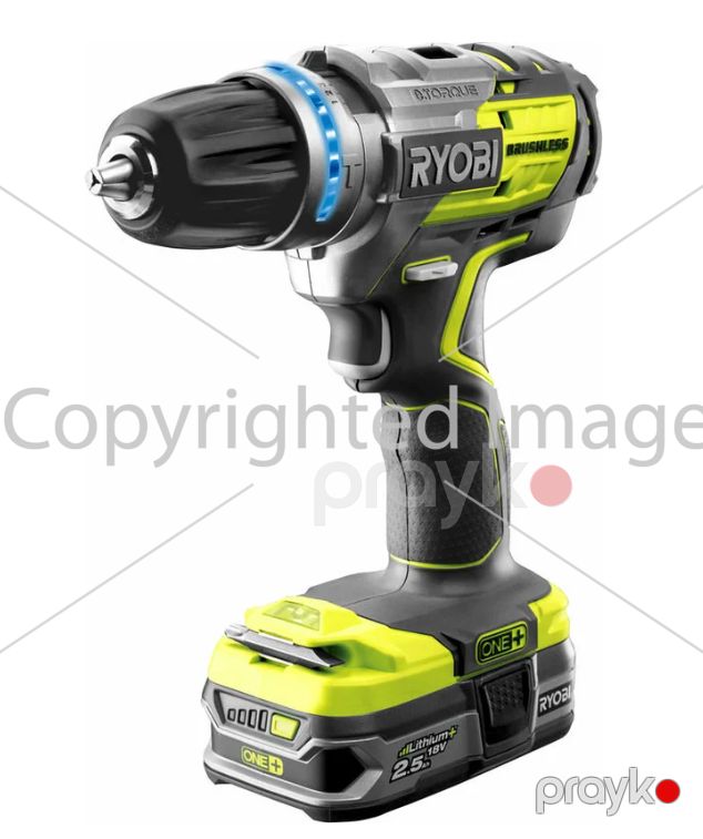 Drel-vintburan akkumulyatorlu zərbəli Ryobi ONE+ R18PDBL-225S 5133003613 — Təmir və inşaat, Bakı (4)