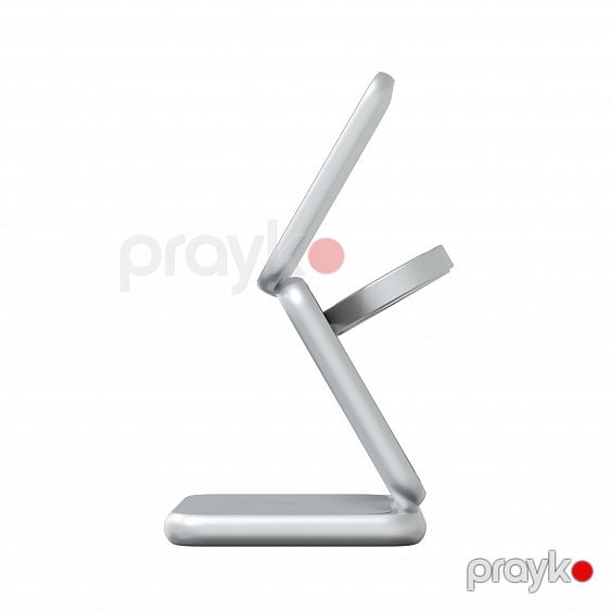 Magssory Fold Pro WCH063 Silver simsiz şarj cihazı (WCH063s) — Smartfon aksesuarları, Bakı (3)