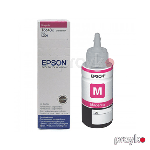 Epson L100 Magenta Ink Bottle 70 ml — Bakı