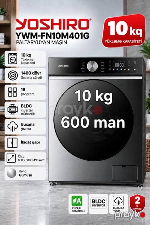Paltaryuyan Yashiro YWM-FN10M40G 10KG — Bakı