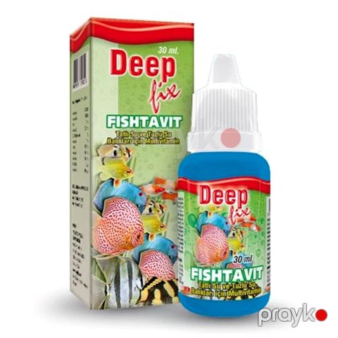 Balıqlar üçün vitamin Deep Fix Fishtavit 30 ml — Bakı
