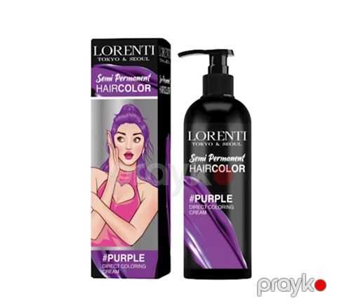 Saç boyası Lorenti Semi Permanent Purple 250 ml — Bakı