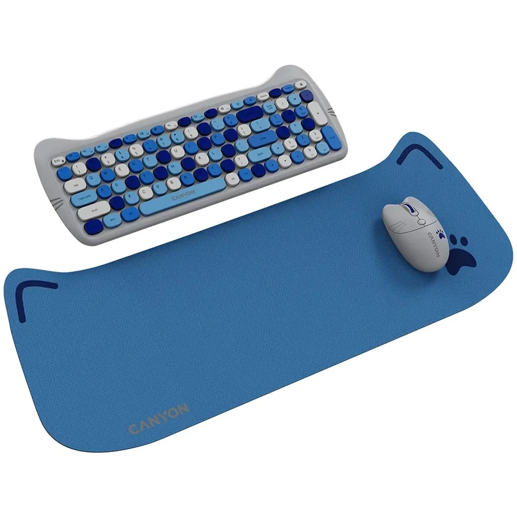 Klaviatura Canyon HSET-W6 Blue (CNS-HSETW6BL) — Mallar, Bakı (4)